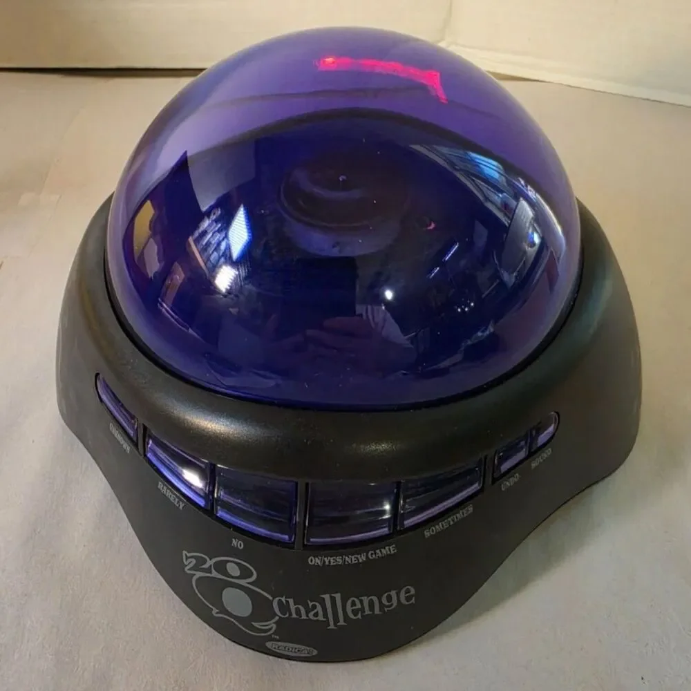 Vintage Challenge 20 Q Electronic Guessing Game Rare Black Color